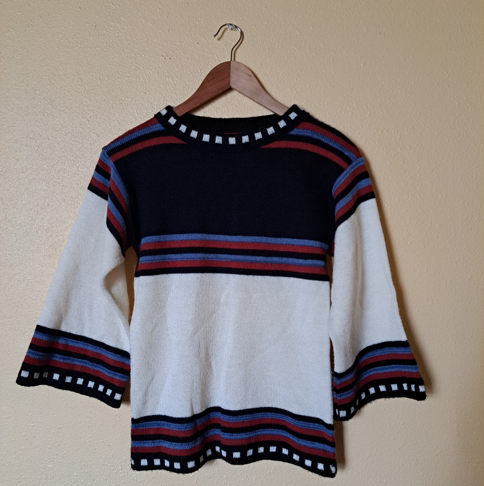 70s bell sleeve sweater